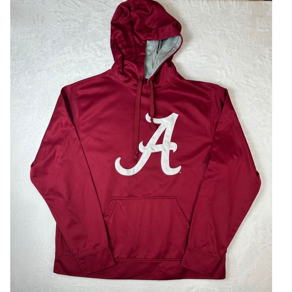 Cover One Alabama Crimson Tide Hoodie Mens XL Crimson Red Script A Pullover
